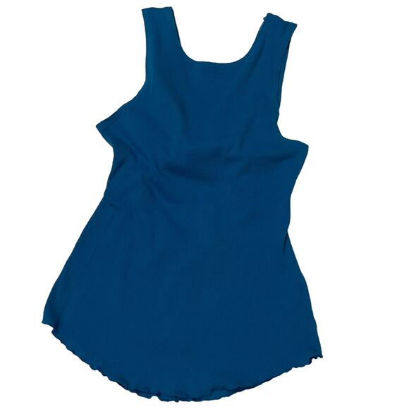 Free People Pfeiffer Twist Back Ribbed Tank - Blue - XS - Picture 7 of 12